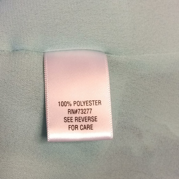 FINAL SALE PRICE Apt 9  Turquoise Pleated Button Front Blouse Sz 3X - Picture 6 of 7